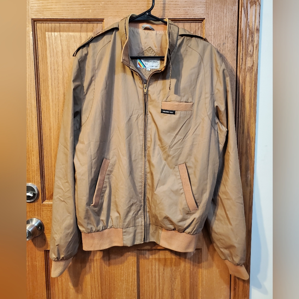 Members Only Jacket Vintage 80s Men's Size 42L